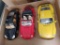 (3) 1:18 Scale Porsche Diecast Collectible Cars