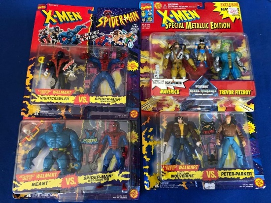 (4) X-Men Collector's & Special Edition Figure Sets