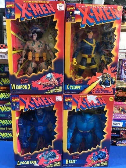 (4) X-Men 10" Figures