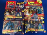 (4) X-Men Collector's & Special Edition Figure Sets