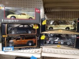 (5) 1:18 Scale Maisto Diecast Collectible Cars & Trucks