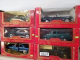 (6) 1:18 Scale Mira Diecast Collectible Cars & Trucks