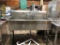 3 Bay Pot sink w/ Faucet