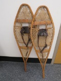 Pair of Vintage Wood Snowshoes