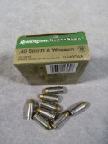 (33) Remington Golden Saber .40 S&W Cartridges