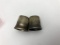 (2) Sterling Silver Thimbles