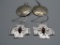 (2) Pairs of Native American Sterling Silver Earrings