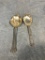 (2) Sterling Silver Serving Spoons