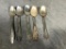 (5) Assorted Sterling Silver Teaspoons