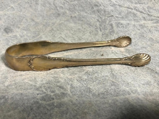 Lunt "Mignonette" Sterling Silver Tongs