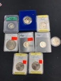 (9) Assorted MS65 - MS70 U.S. Coins