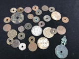 (32) Assorted Foreign Coins