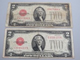 (2) 1928 U.S. $2.00 United States Notes