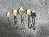 (5) Assorted Sterling Silver Spoons