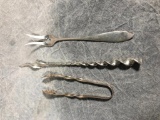 (3) Small Sterling Silver Serving Pieces