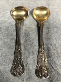 (2) Tiffany Sterling Silver Salt Spoons