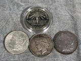 (4) U.S. Silver Dollars