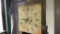 Antique Oak Grandfather Clock with Brass Works