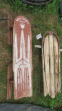 (2) Antique Runner Sleds