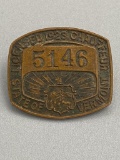 1923 Vermont Chauffeur License Badge