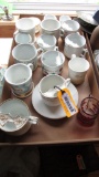 (6) Mustache Cups & (10) Other Shaving/ Coffee Cups