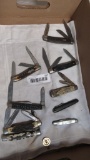 (9) Vintage Pocket Knives