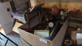 (4) Boxes of Asst. Glassware & Decoratives