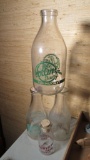 (4) Milk Bottles