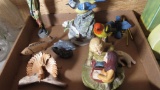 Asst. China & Other Wood Figurines