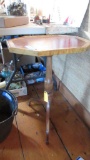 Inlaid Tilt Top Candle stand