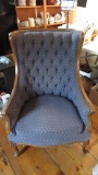 Upholstered Wingback Style Chair