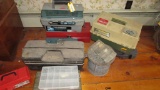 (7) Poly Tackle Boxes & Other Fishing Items