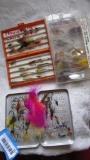 (3) Poly Boxes of Asst. Flies & Lures