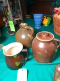(3) Earth & Ware Vessels & Pitchers