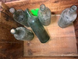 Wood Box with (6) Moxie Bottles