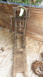 Vintage Beam Post Drill Press Boring Machine