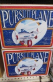 (4) Xonex Pursuit Plane Diecast Pedal Plane 1-3 Scale