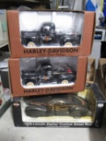 (3) Harley Davidson Diecast Cars