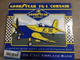 Goodyear FG-1 Corsair Diecast Airplane Bank