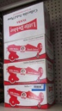 (4) Gendron Little Debbie Snack Cake Airplane Pedal Planes