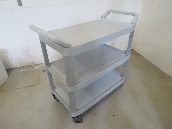 Three Tier Roll Around Poly Cart