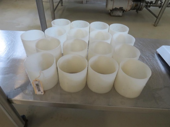 (17) 4.25" diameter x 4.25" Cheese Molds