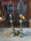 Pair of Heavy Brass Lamps