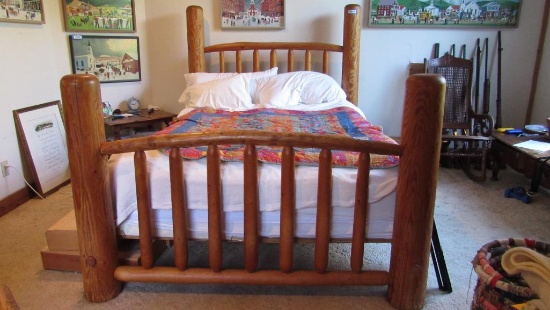 Queen Size Lodgepole Bed