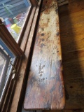 Boot Jack End Pine Bench