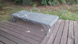 Iron Patio Chaise Lounge