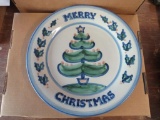M.A. Hadley Pottery Christmas Platter