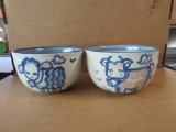 M.A. Hadley Pottery (2) Cereal Bowls