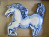 Large M.A. Hadley Pottery Wall Plaque of Horse