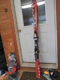 Pair of Volkl Super Sport 168 cm Skis with Marker Motion AT Bindings